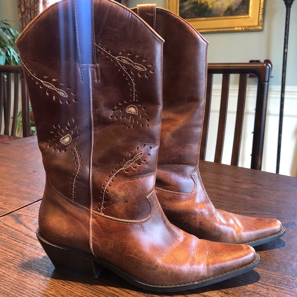 Matisse Leather Cowboy Boots